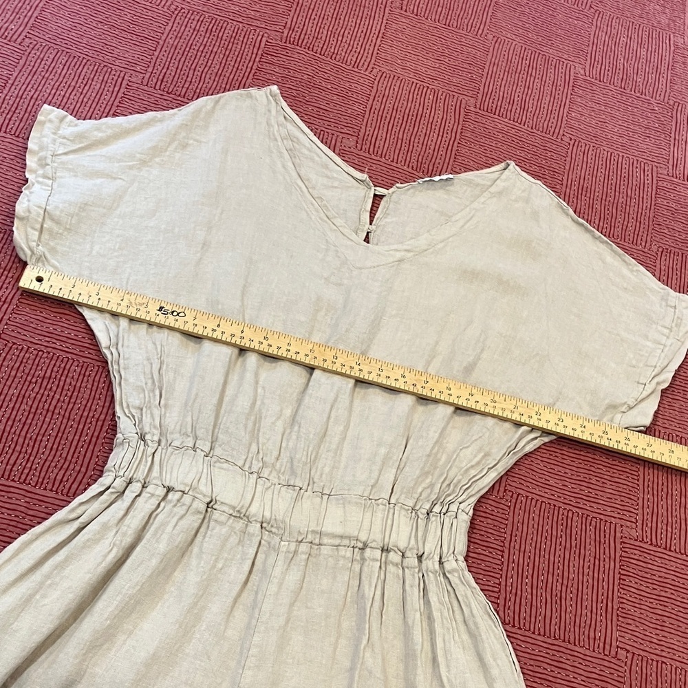 Italian Linen women’s Jumpsuit see photos for dimensions - Picture 4 of 16
